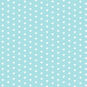 Light Blue Heart Shape Pattern